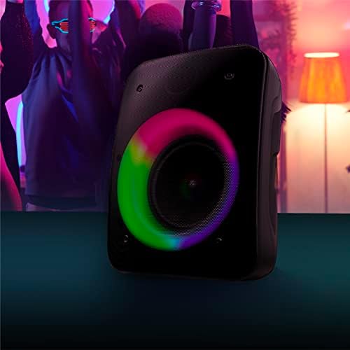 Коби Вистински безжичен звучник, Партиски говорник | 3 режими на светло шоу, Контрола на музика и повици, Bluetooth звучник, 3,5 mm