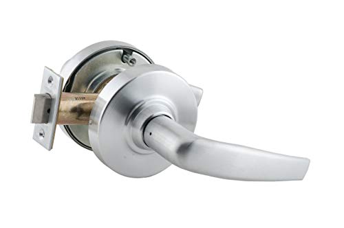 Schlage Commercial ND80ELATH605 ND SERIENT STARE 1 CYLINDRICAL LOCK, STOREREOM ELECTRICE LOCKED, дизајн на рачката на Атина, светла финиш