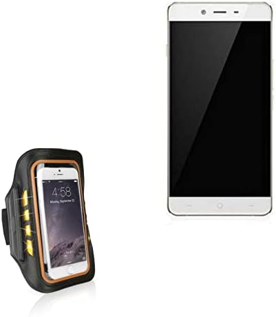 Случај со Boxwave For Oppo A30 - Jogbrite Sports Armband, Sightibility Security LED тркачи на тркачи за Oppo A30, Oppo opoy Plus