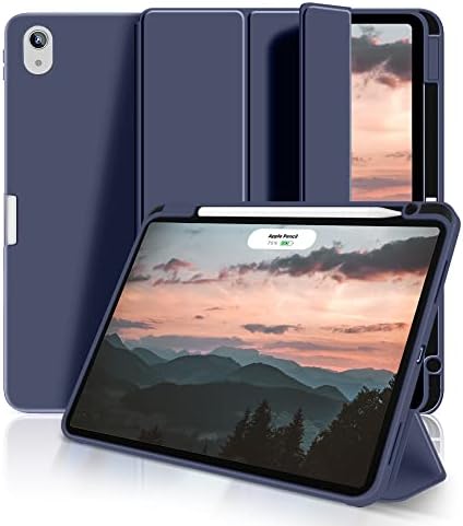Aoub iPad Air 5-Та Генерација 2022 / iPad Air 4-Та Генерација 2020 10,9-инчен Случај со Држач За Моливи, Тенок Трифолд Држач За Држач Со Мек