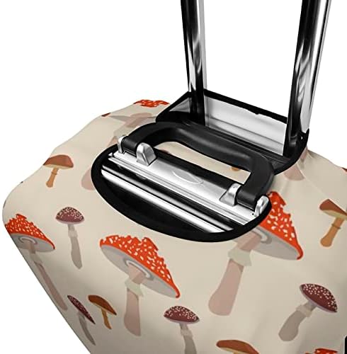 Покријте го багажот за печурки, смешен патнички куфер заштитник за багаж