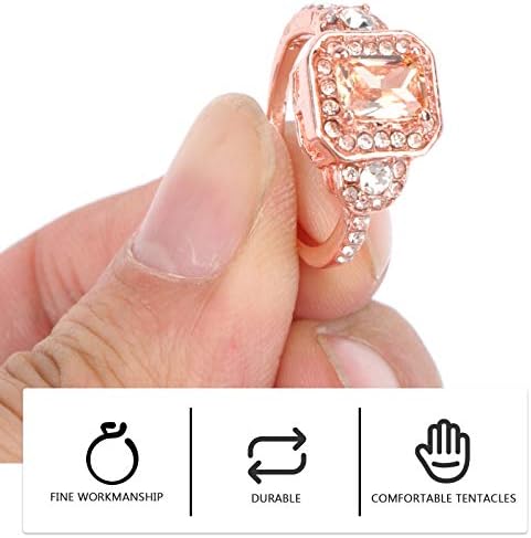 Прстен од розово злато злато прстен елегантен прстен на прстенот прстен прстен моден накит за накит