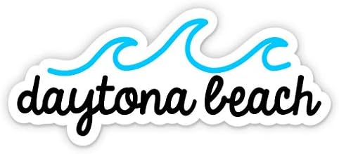 Squiddy Daytona Beach - Винил налепница Декларација за телефон, лаптоп, шише со вода