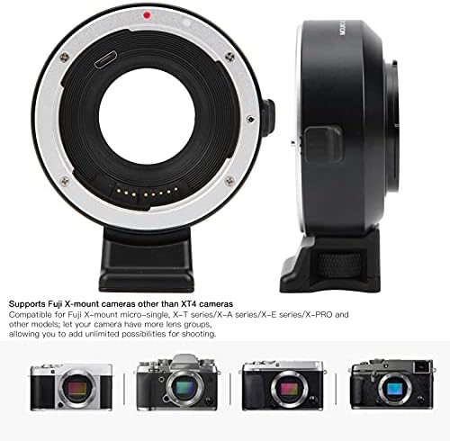 Zrqyhn EF - FX1 автоматски леќи за леќи за монтирање на адаптер, за леќи за монтирање EF/EF - S за X - Mount Camera