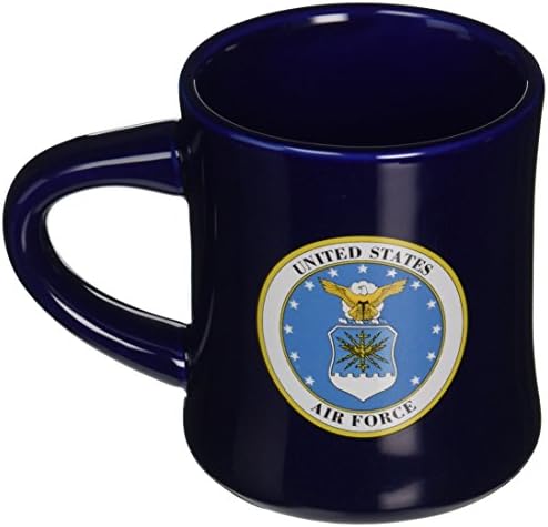 Американските Воздухопловни Сили Сина Керамичка Чај Кафе Вечера Кригла