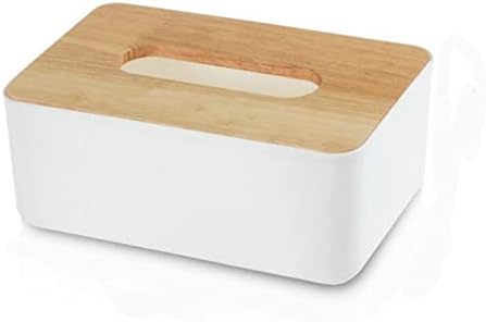 Кутија за ткиво zcmeb дрвена покривка тоалетна хартиена кутија цврста дрвена салфетка држач за куќиште за домашно ткиво хартија диспензерот