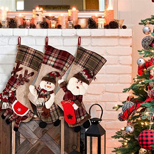 Божиќно порибување Божиќно порибување Божиќно порибување големи декорации за порибување чорапи карактер за Божиќ ден Гном Божиќен декор виси