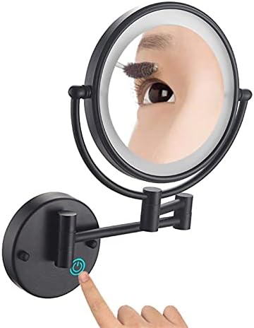 RFXCOM шминка огледало Wallид монтиран Vanity Mirror Extendable 360 ​​ротација, огледало за бричење на бања козметичко суета огледало