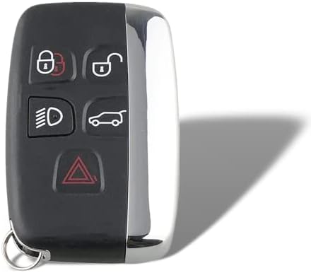 Terisass Car Key FOB Case Shell 5 гума копче автоматско влез без клуч за влез на далечински клуч FOB CASS CASCE FOR LAND ROVER LR4 RANGE ROVER