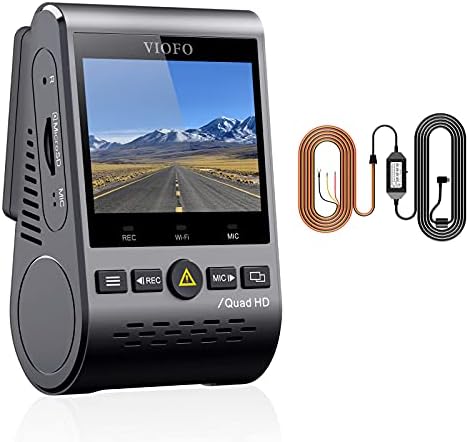 ●Пакет: VIOFO A129 плус СО GPS + Хардверски Кабел quofo A129 Плус Цртичка Cam 2k 1440P 60FPS СО GPS Wi-Fi, HDR, Режим На Паркирање Со Тампон,
