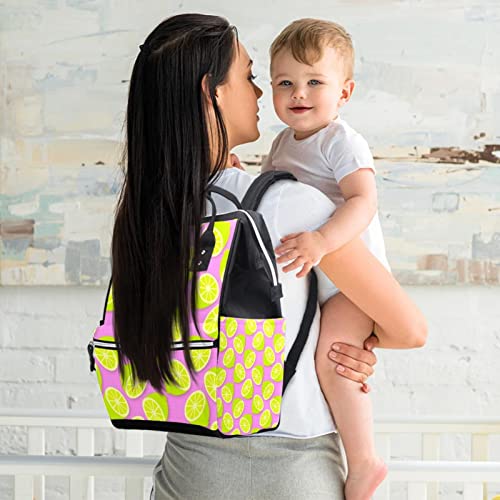 Торби за Торби со Лимонска пелена Ранец За Мумии Торба За Пелени Со Голем Капацитет Патна Торба За Нега На Бебиња