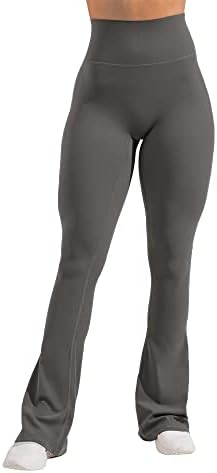 Gyiefcg женски високи половини одблесоци атлетски јога панталони со џебови за кревање на задниот дел од тренингот за вежбање