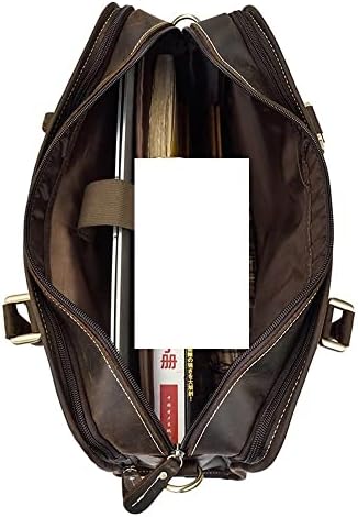 Ccbuy Ретро Машка Чанта Чанта 15 Инчен Компјутерска Торба Деловно Патување Дијагонална Машка Торба