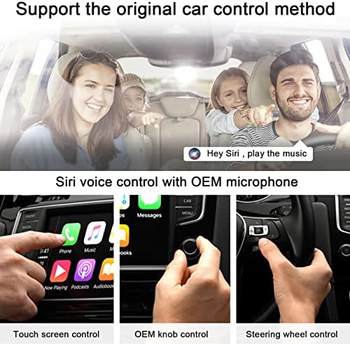 Безжичен Адаптер За Карплеј, Келинк 2023 Надградба На Безжичниот Адаптер CarPlay Dongle за iPhone Auto До Безжично Поврзување