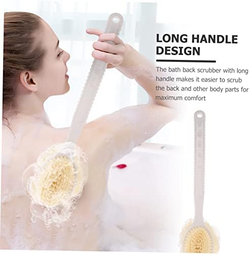Beavorty Bath Bash Brush чистење чистење додатоци за чистење бања loofah грб четка лофушка тело чистач сув кожа четка четка за туширање додатоци