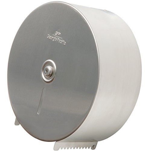 Еднорочен џамбо rуниор диспензер за тоалетна хартија од GP Pro, не'рѓосувачки челик, 59448, 10.750 W X 4.440 D X 10.750 H