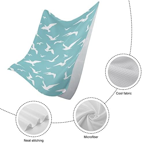 Симпатични галеби Брзи суви крпи за миење садови високо апсорбирани крпи на лицето лице за рачни крпи за бања бања хотел