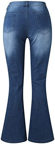 Jeanан комбинезони за жени панталони женски фармерки со високи панталони со фармерки со висока дупка винтиџ фармерки женски панталони