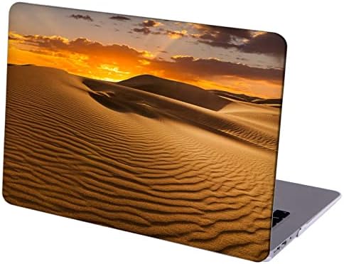 Mingdao компатибилен со MacBook Air 13,6-инчен тврд заштитен обвивка и покривка на тастатурата-Пустинско зајдисонце-08