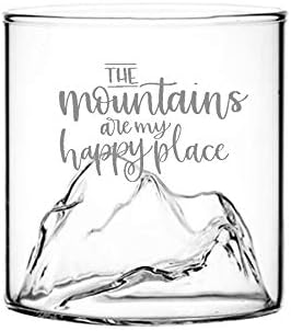 Оши-Летај Планините Се Моето Среќно Место Чаши За Виски Тамблери - Планински Подароци За Надворешна