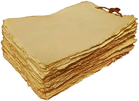 Sketchbook - Скица подлога - Акварел хартија - Мешана медиумска скица - 20 листови со антички тон гроздобер декл раб памук рачно изработена хартија