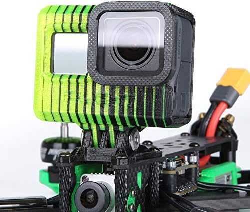 ако светло 3Д печатено прилагодување на седиштето за монтирање на камерата 0 ~ 40 ° TPU компатибилен GoPro Hero 5/6/7 што се користи