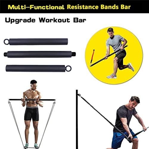 WSSBK 200LB ленти за отпорност поставени со домашна салата Пилатес мултифункционална вежба за вежбање на целото тело