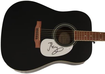 Courон Кугар Меленкамп потпиша автограм со целосна големина Гибсон епифон Акустична гитара Б/ Jamesејмс Спенс автентикација JSA
