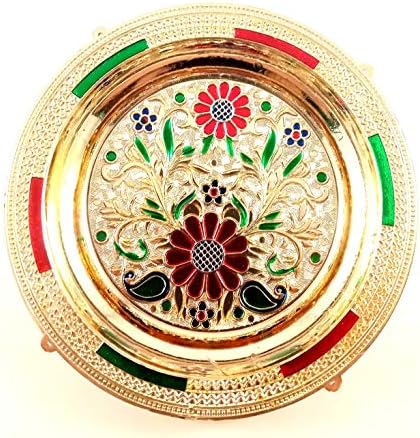 Sarvam Mini Pooja Thali Decorative Pooja Plate