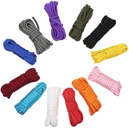 Besportble 12 ролни плетенка јаже чадор кабел плетенка кампување јаже јаже јаже јаже полиестер за заштеда на животно јаже на отворено момче линии