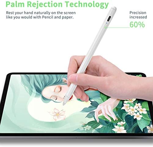2022 12.9-инчен iPad Pro 5-ти/4-ти/3-ти стилус молив, 1,5 mm Palm Palce Tip Stylus Pen компатибилен со Apple Pencil за 2018-2022 12.9 11