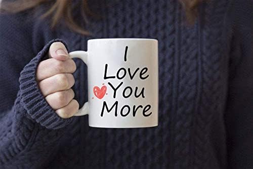 Те сакам повеќе керамичко кафе -кригла - смешна кафе кригла за жени и мажи - новите кафе чаша со изреки 11oz