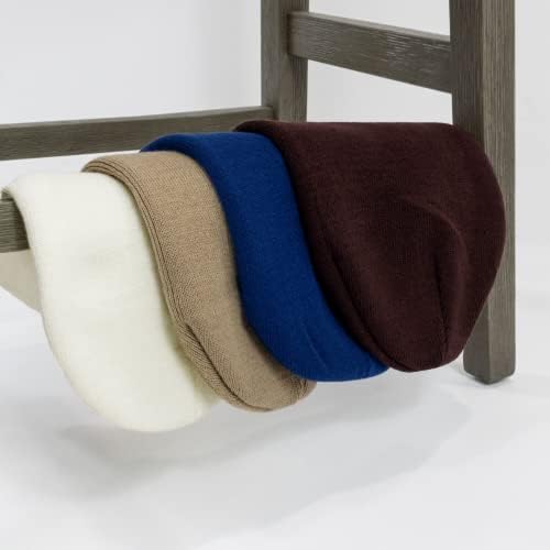 Chok.lids плетете манжетни обични гравчиња за мажи и жени меко топло слабично капаче Зимска капа на отворено модни капачиња за порибување