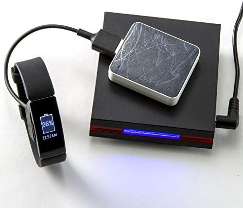 NTW USB приемник за безжично полнење SmartCube, USB полнач, преносен полнач QI безжичен приемник за полнач за полнач за полнач на Google/LG/Apple