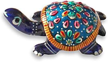 Средновековни реплики Souvnear 3 Среќна морска желка - уникатна метална работа на желки фигура - Добра среќа шарм и декорации
