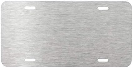 DMSE големо празно метална автомобилска табличка со таблички за таблички за работа за прилагодено дизајнирање - 0,025 дебелина/0,5мм - САД/Канада