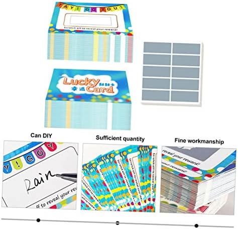 Operitacx 1 сет DIY гребење картичка за деца награди картички за парови празни картички Фестивалски материјали празно гребење картички