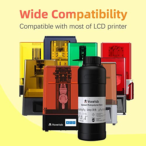 3Д смола за печатач - Брзо лекување 405NM UV фотополимер течно мастило, висока цврстина за 4K 8K LCD/DLP/SLA 3Д печатење
