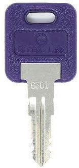 Глобална врска G368 Клуч за замена: 2 копчиња