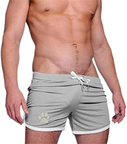 Машки атлетски шорцеви летни тенки панталони за брзо сушење на плажа, случајни спортови, плус панталони со големина
