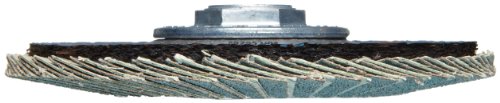 PFERD Polifan SGP Co-Cool Абразивен размавта диск, тип 29, навојна дупка, поддршка на фенолна смола, алумина од цирконија, 5 диа., 60 решетки