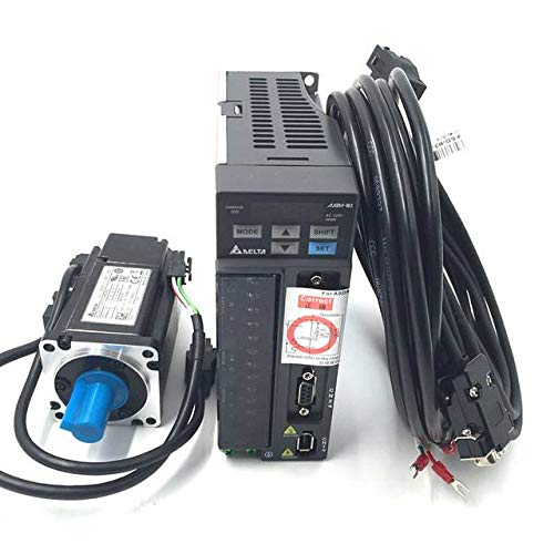 GOWE CNC DELTA 200W AC Servo Motor Drive System 220V 0,64NM 1,55A 60мм со 3M кабел ECMA-C20602RS+ASD-B2-0221-B