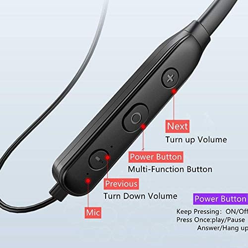 NC Bluetooth Слушалки Со Микрофон HiFi Бас Стерео Sweatproof Слушалки W/Mic Спорт Слушалки Компатибилни Со Сите Видови Слушалки