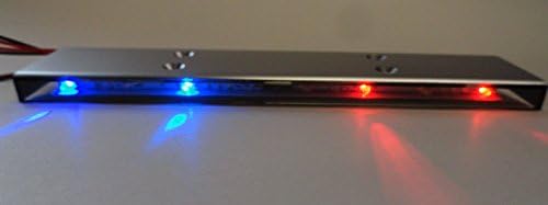 Apex RC производи 1/10 16 LED полициска светлосна лента w/ 9 режими за избор 9015RB