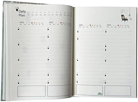 Креативна Тетратка Тврд Капак 365 Дена Годишно Месечен Дневен Планер Организатор Симпатичен Дневник