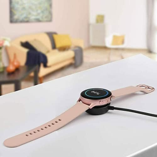 Ginffaa Watch Charger компатибилен за Samsung Galaxy Watch 5/4, преносен магнетски полнач за полнач USB USB безжичен кабел за полнење за