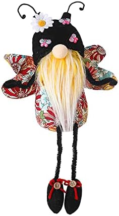 2012 година куќа Божиќ украс безлични долги кукли нозе кукла пчела фестивал симпатична декорација џуџе декорација и виси украс за новогодишни елки