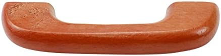 Faotup 10pcs 97mm/3.82inch рачки со црвено-кафеава фиока за дрво, дрвена рачка за влечење, дрвени рачки на кабинетот, дрвени влечења