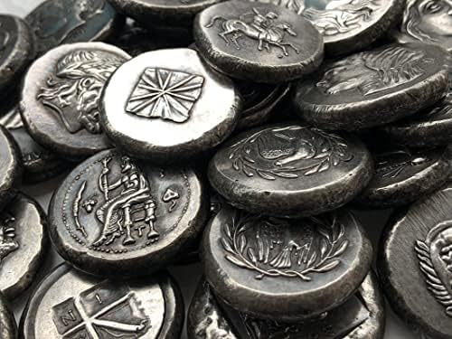 Грчки Монети Месинг Сребрени Антички Занаети Странски Комеморативни Монети Неправилен Тип 104