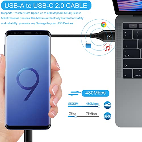 C полнач кабел Брзо полнење Тип C Android Телефонски полнач за полнач 4pack USB C кабел за Samsung Galaxy S23 Ultra S23+ S23 S22 Ultra S21 S20